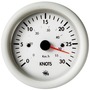 Guardian speedometer 0-50 knots white w/log 12 V - Artnr: 27.525.01 15